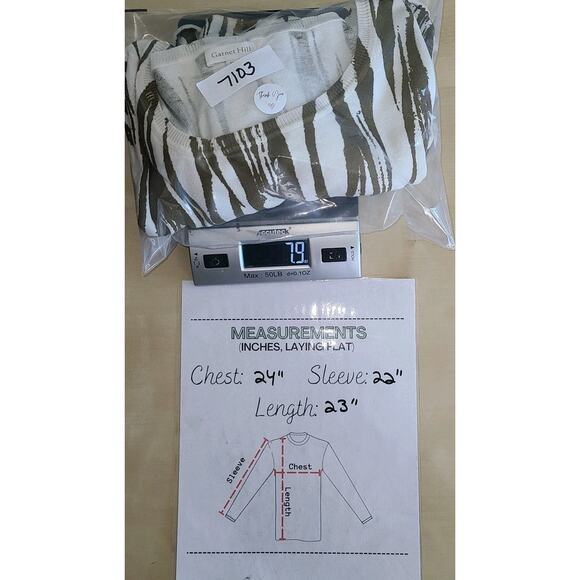 Garnet Hill‎ Oversized Silk Blend Women's Sweater Size Medium Preppy Relaxed - Picture 10 of 13